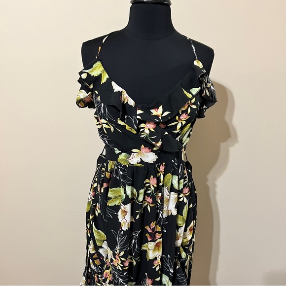 ASOS Floral Ruffle Dress - Picture 3 of 8